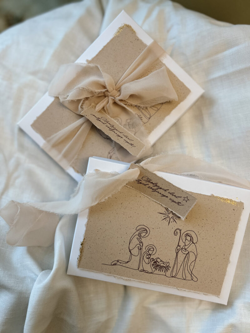 Świąteczny upominek - pudełko Bożonarodzeniowe