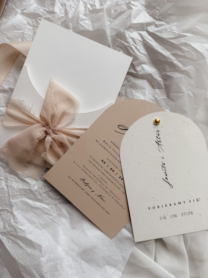 Zaproszenie ślubne Rose