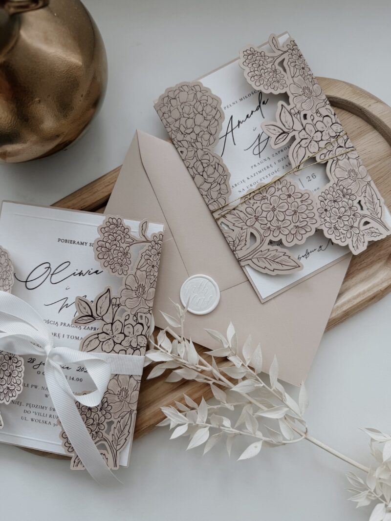 Zaproszenie ślubne "Nature"