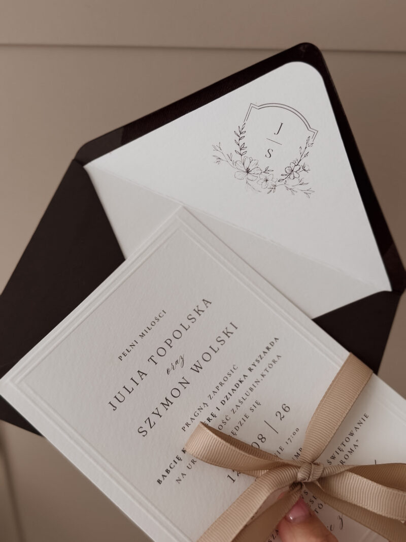 Zaproszenie ślubne "Romantic love"