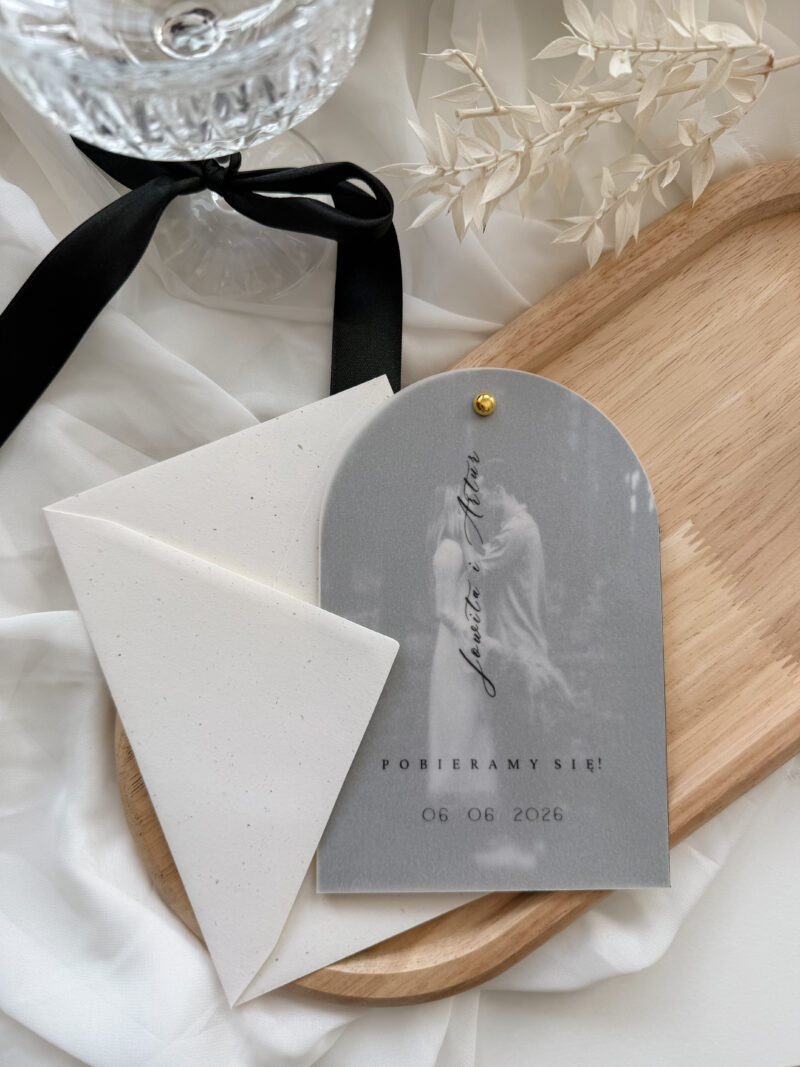 Zaproszenie Odette ze zdjęciem